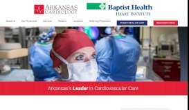 
							         Arkansas Cardiology · Arkansas's Leader in Cardiovascular Care								  
							    