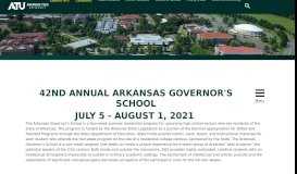 
							         Arkansas Governor's School | Arkansas Tech University								  
							    