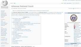 
							         Arkansas National Guard - Wikipedia								  
							    