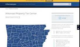 
							         Arkansas Property Tax Center | Arkansas.gov								  
							    
