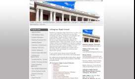 
							         Arlington High School - Arlington Public Schools								  
							    