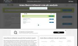
							         Arms LBS Recruitment. LBS Applicant Control Panel Version 3.0								  
							    