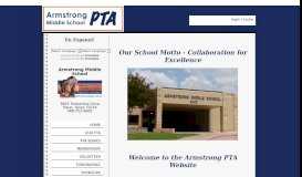 
							         Armstrong MS PTA - Armstrong PTA Home - Membership Toolkit								  
							    