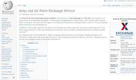 
							         Army and Air Force Exchange Service - Wikipedia								  
							    