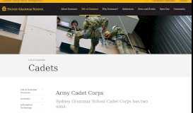 
							         Army Cadet Corps - Cadets								  
							    