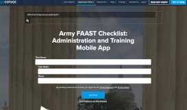 
							         Army FAAST Checklist: Administration and Training Form ...								  
							    