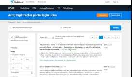 
							         Army flipl tracker portal login Jobs, Employment | Freelancer								  
							    