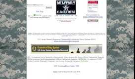 
							         Army HRC Evaluation Entry System (EES) - CAC								  
							    