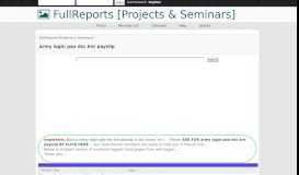 
							         army login pao dsc knr payslip - FullReports [Projects ...								  
							    