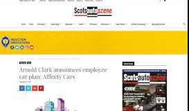 
							         Arnold Clark announces employee car plan: Affinity Cars - Autoscene								  
							    