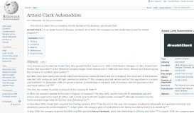 
							         Arnold Clark Automobiles - Wikipedia								  
							    