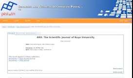 
							         ARO. The Scientific Journal of Koya University - Scientific and ... - pist.tn								  
							    