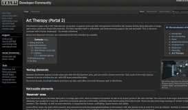 
							         Art Therapy (Portal 2) - Valve Developer Community								  
							    