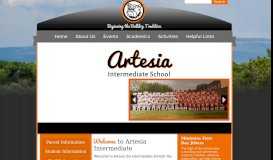 
							         Artesia Intermediate School - Home								  
							    
