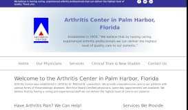 
							         Arthritis Center in Palm Harbor, Florida – Established in 1978. 