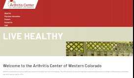 
							         Arthritis Center of Western Colorado								  
							    