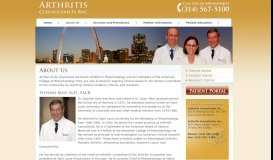 
							         Arthritis Consultants Inc. | About Us								  
							    