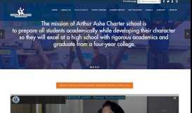 
							         Arthur Ashe Charter School | Firstline Schools								  
							    
