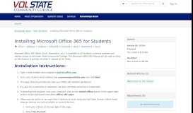 
							         Article - Installing Microsoft Office... - TeamDynamix								  
							    