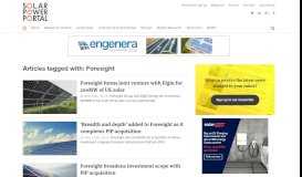 
							         Articles tagged with: Foresight | Solar Power Portal								  
							    