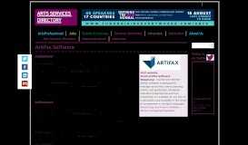
							         Artifax Software | An Arts Services Directory supplier ...								  
							    
