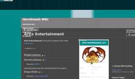 
							         Artix Entertainment | HeroSmash Wiki | FANDOM powered by Wikia								  
							    