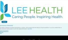 
							         Arts in Healthcare | Healing Arts | Lee Health								  
							    
