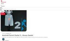 
							         ArtStation - Android Turret Portal 2 , Ocean Daniel | My baby game ...								  
							    