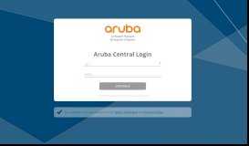 
							         Aruba Central portal								  
							    