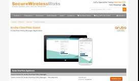 
							         Aruba ClearPass Guest - Aruba Networks Wireless LAN Solutions								  
							    