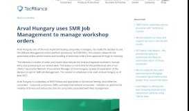 
							         Arval Hungary uses SMR Job Management to manage workshop ...								  
							    