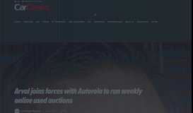 
							         Arval joins forces with Autorola to run weekly online used auctions ...								  
							    