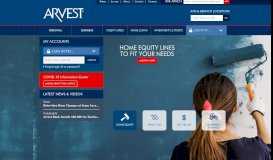 
							         Arvest Bank - Banking, Investments, Mortgage Loans								  
							    