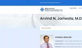 
							         Arvind N. Jariwala, MD - Raleigh Physicians - Wake Internal Medicine								  
							    