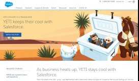 
							         As business heats up, YETI stays cool with Salesforce. - Salesforce.com								  
							    