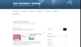 
							         AS Java Security – Sap Security Pages								  
							    