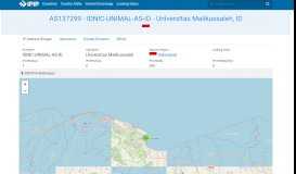 
							         AS137299 IDNIC-UNIMAL-AS-ID Universitas Malikussaleh, ID | IPIP ...								  
							    