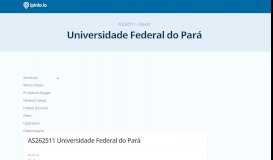
							         AS262511 Universidade Federal do Pará - IPinfo IP Address ...								  
							    