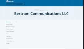 
							         AS393429 Bertram Communications LLC - IPinfo.io								  
							    