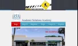 
							         ASA Charter Schools | Academic Solutions Academy | Tuition Free ...								  
							    