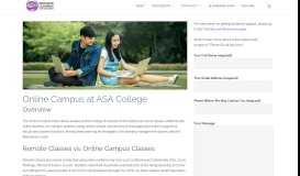 
							         ASA College | Online Campus								  
							    