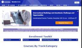 
							         ASA Education Center - American Society of Anesthesiologists (ASA)								  
							    