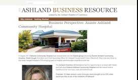 
							         Asante Ashland Community ... - Ashland Business Resource Portal								  
							    