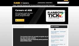 
							         ASB Careers: Home								  
							    