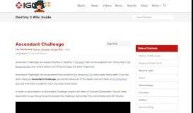 
							         Ascendant Challenge - Destiny 2 Wiki Guide - IGN								  
							    