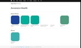 
							         Ascension Health Apps on the App Store - iTunes - Apple								  
							    