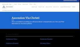
							         Ascension Via Christi patient portal | Ascension Via Christi								  
							    