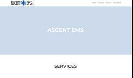 
							         Ascent EMS								  
							    