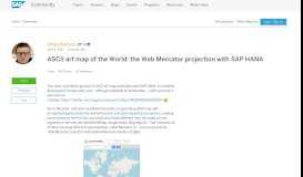 
							         ASCII art map of the World: the Web Mercator projection with SAP ...								  
							    