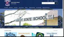 
							         Ascot State School								  
							    